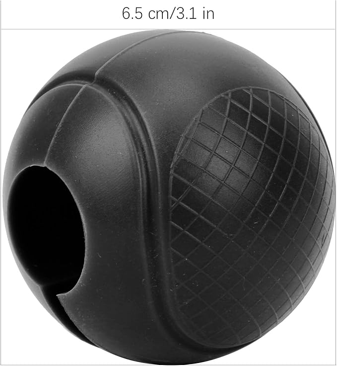 2 Pcs Fat Barbell Grips Round Thick Silicone Dumbbell Adapter Balls Barbell Grip Hand Wrap Ball for Gym Training