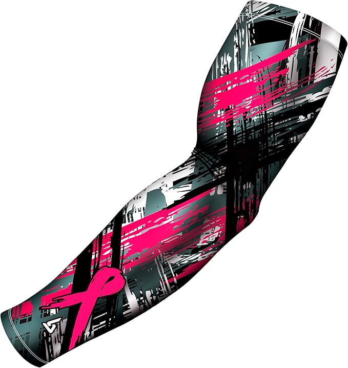 B-Driven Sports Sleeve Pro-Fit - Compression Arm Sleeve for Men & Women - Basketball & Volleyball Arm Sleeve - Single