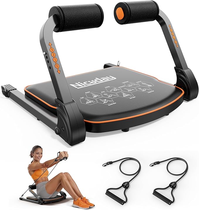 Niceday Ab Workout Equipment, Ab Machine for Stomach Workout, Ab Trainer Machine for Home, Ab Crunch Machine for Home Exercise, Sit Up Machine with 330 LBS Weight Capacity
