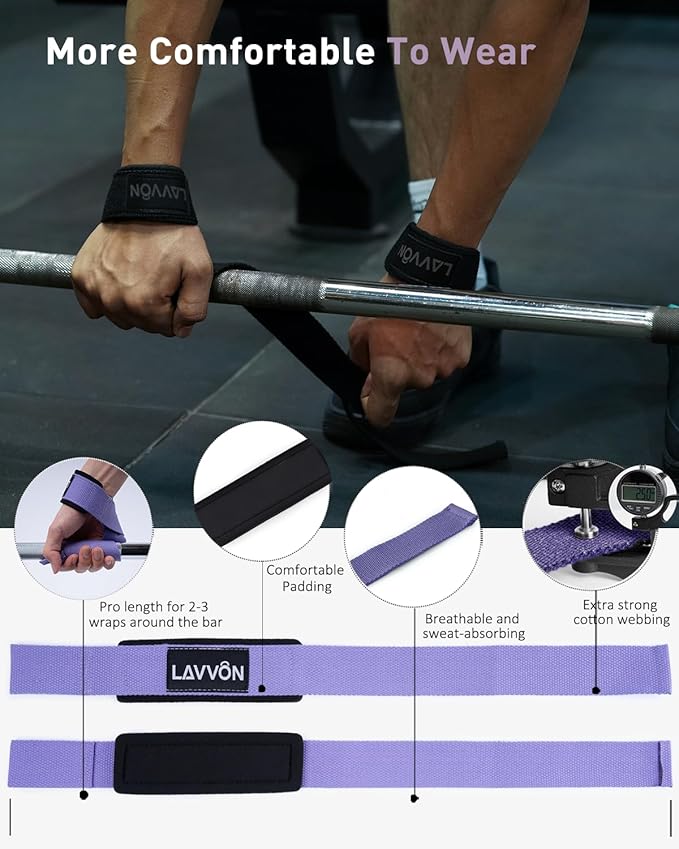 Barbell Squat Pad Set- Nylon Padding AntiSlip- Thick Foam Barbell Pad for Squats Cushion,Lunges&Bar Padding for Hip Thrusts -Standard Olympic Weight Bar Pad (Wrist Straps Weightlifting-Ankle Straps)