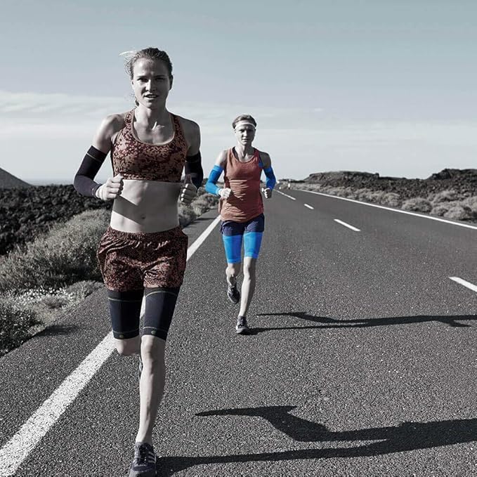 Bauerfeind Sports Compression Arm Sleeves - Gradient Compression Improves Oxygen/Blood Circulation - 1 Pair