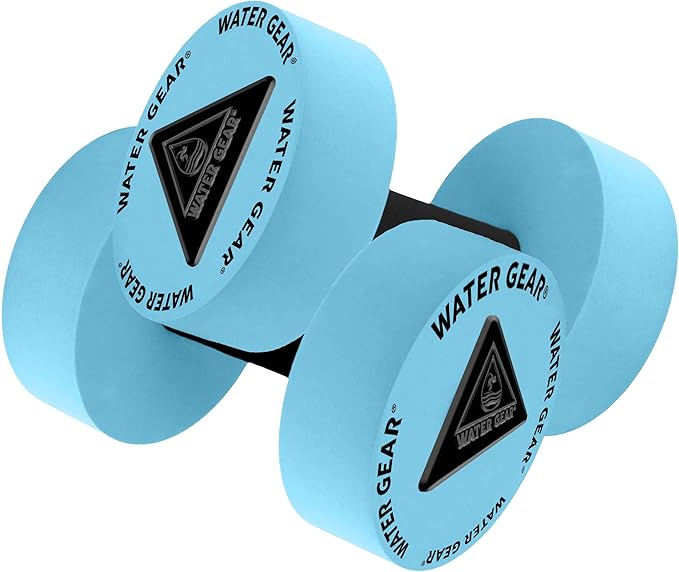 Water Gear Resistance Bells - Water Fitness and Pool Exercise - Intense Workout Without Added Stress - Easy on Joints