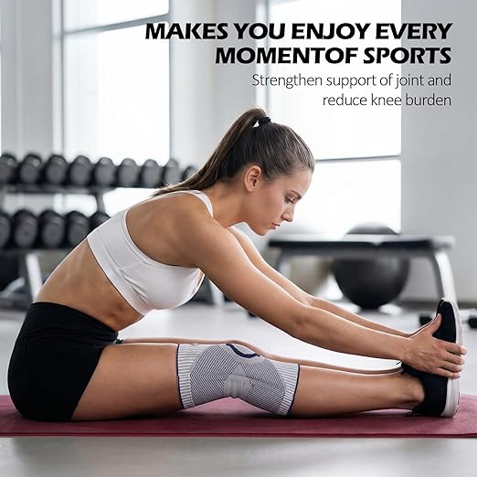 GOOGAH Knee Compression braces 2-Pack - Pain Relief Support for Arthritis, ACL & Meniscus Tears | Breathable Nylon Knee Sleeves for Men & Women | Sizes XXS-2XL