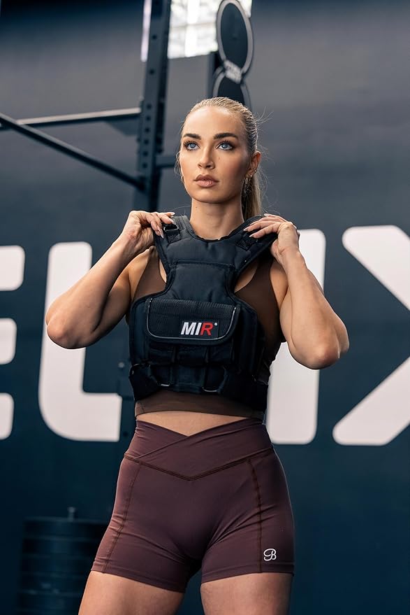 MiR Womens Weighted Vest 10lbs - 50lbs Solid Iron Weights