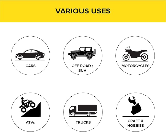 StanceMagic - 0.5oz 1/2oz - Black Adhesive Stick On Wheel Weights, Easy Peel, Low Profile, Zinc Plated Steel Balancing Weights for Cars Bikes ATV UTV, 12 lb box (192oz), Contains 384 Pieces