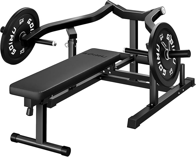 Chest Press Machine, Z1-PRO Weight Bench Press Machine with Independent Arms, Adjustable Flat Incline Bench Press for Chest, AB Workout Home Gym Equipment