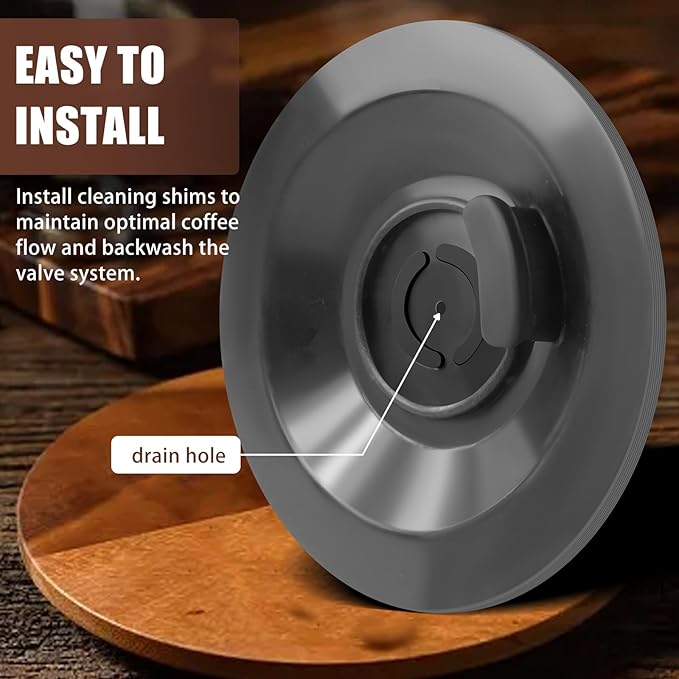 Espresso Backflush Cleaning Disc Compatible with Breville BES870XL/ BES878BSS/ BES880/ BES840XL/ BES810BSS, 54mm (1 Pack)
