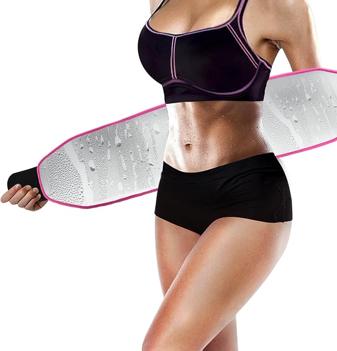 Lisacool Waist Trainer for Women Lower Belly Fat,Waist Sweat Band for Women,Belly Band Sweat Belt,Stomach Wrap,Body Shaper