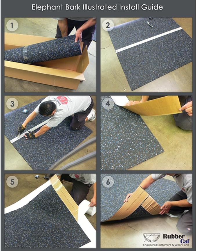 Rubber Cal Elephant Bark Floor Mat
