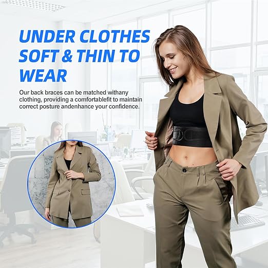 IYDoaMea Posture Corrector for Women and Men ( Order A Size Up ) Upgraded Back Brace Support, Adjustable Shoulder Straightener for Improving Back Posture, Relief for Upper and Lower Back, Lumbar, Neck, Shoulder Pain (2XL(43.3~49.2))