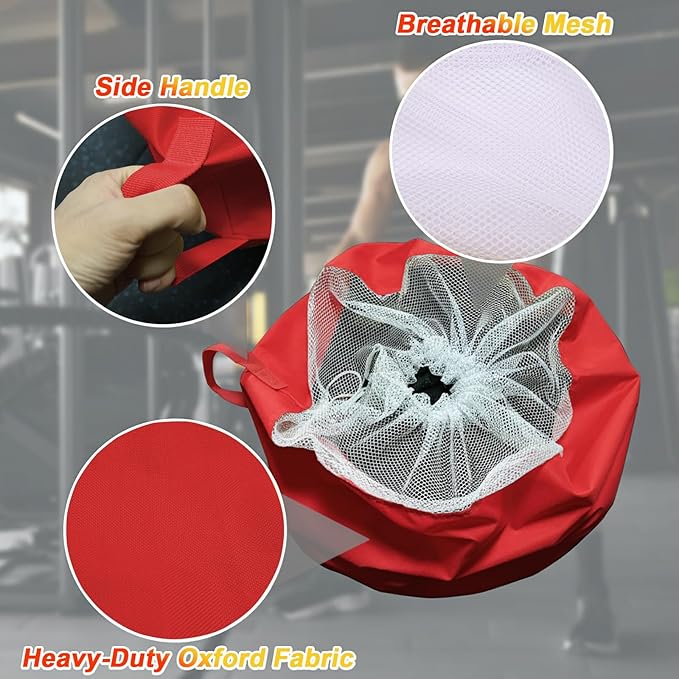 J Bryant Extra Large Battle Rope Storage Bag – Heavy-Duty Carry Sack for Training Ropes, Jump Ropes & Gym Accessories