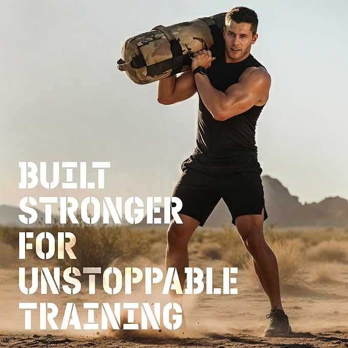 Yes4All Sandbags for Working Out, Adjustable Sand Bags for Weight Training with Handles, Multiple Colors & Sizes 5-200lbs
