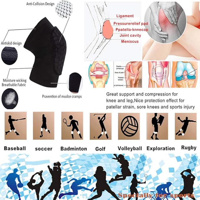 PISIQI Compression Collision Avoidance Knee Sleeve