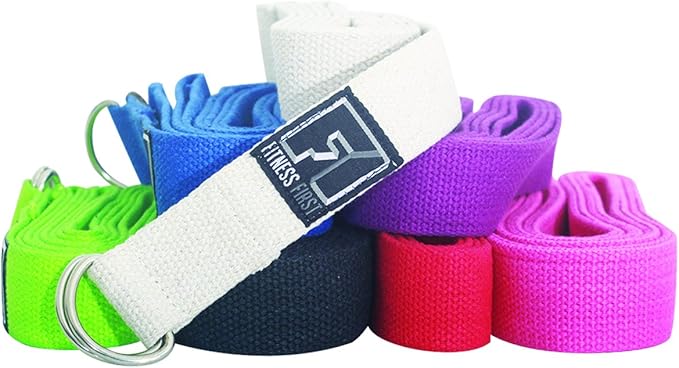 FIT1ST Yoga Strap with D-Rings