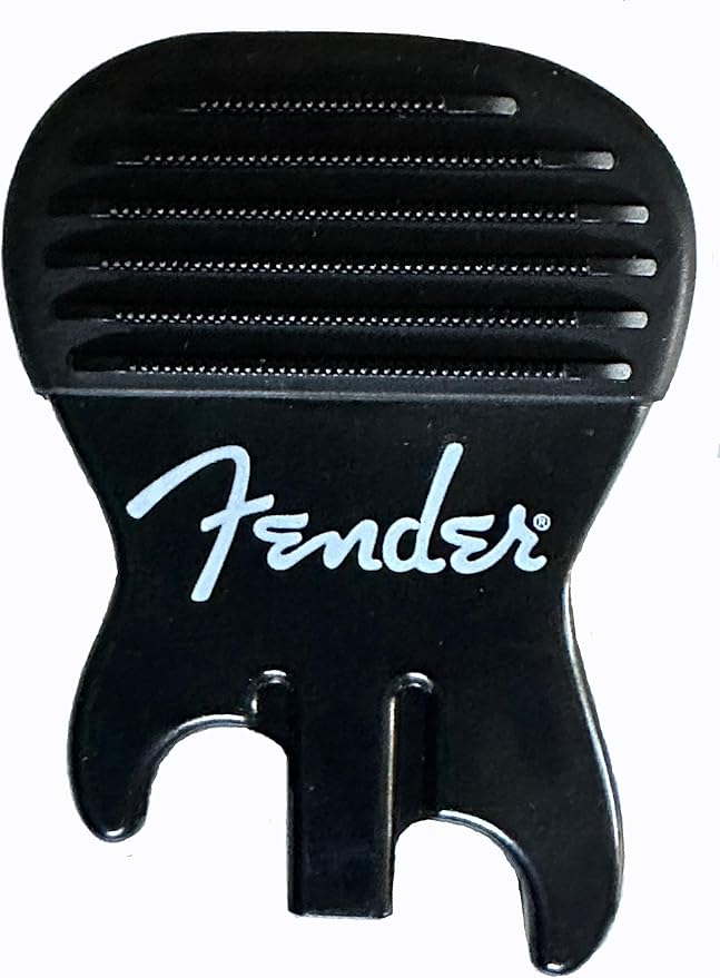 FENDER Patented Callus Builder & Finger Strengthener – Resistance Finger Exerciser for Guitar, Bass & Violin – Guitar Finger Trainer & Grip Strength Tool – Ideal Guitar & Bass Accessories (Tensions: RED=8-Lbs; BLACK=15-Lbs)