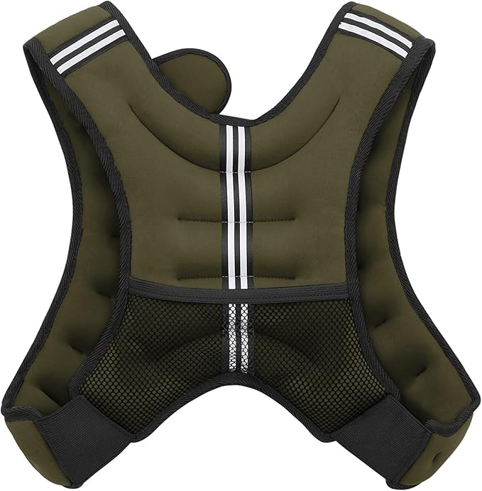 VIVITORY Weighted Vest Workout Equipment, 11lbs/18lbs Body Weight Vest for Men, Women, Strength Training, Running, Fitness, Muscle Building, Weight Loss, Weight lifting