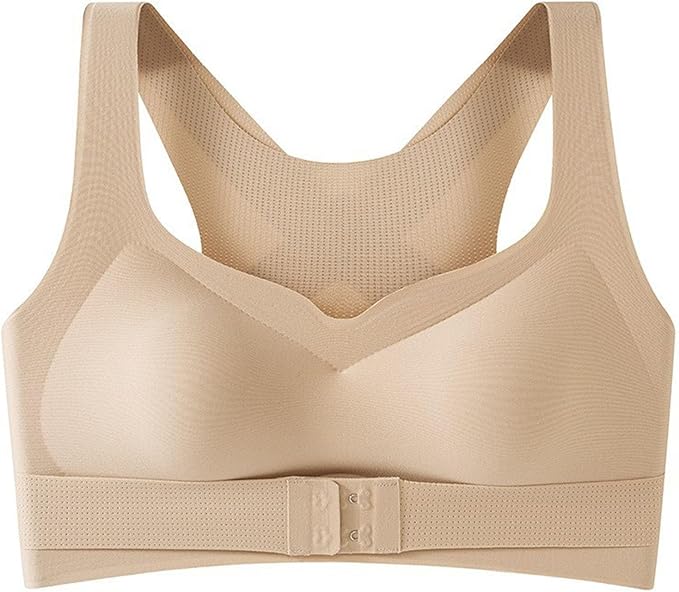 Posture Bras for Women Front Closure Cross Back Wireless Posture Corrector Bra Support Push Up No Underwire Bralettes 2026