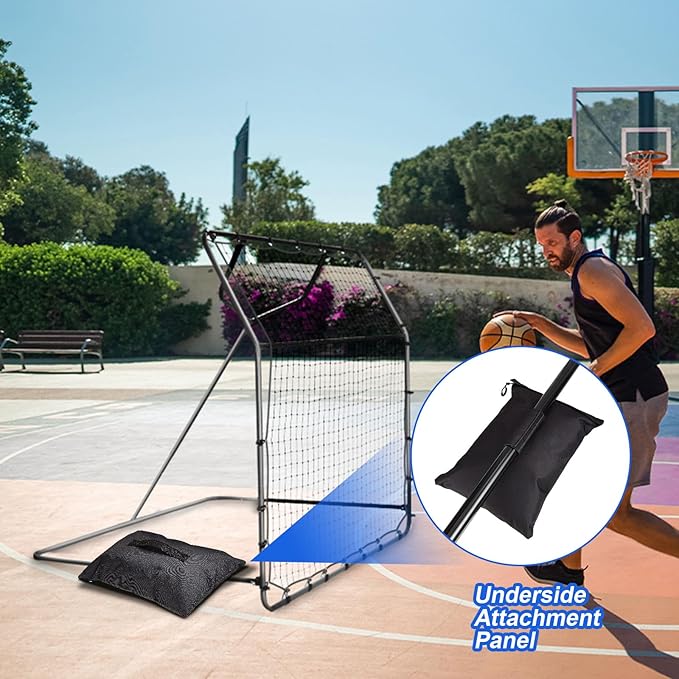 Arrowbash Sports Net Sandbags with PE Leak Proof Transparent Bags Weighted Anchors Bag Sport Sandbags for Stability Baseball Nets Hockey Golf Football Nets Soccer Goals and More(45 Pcs,Black)