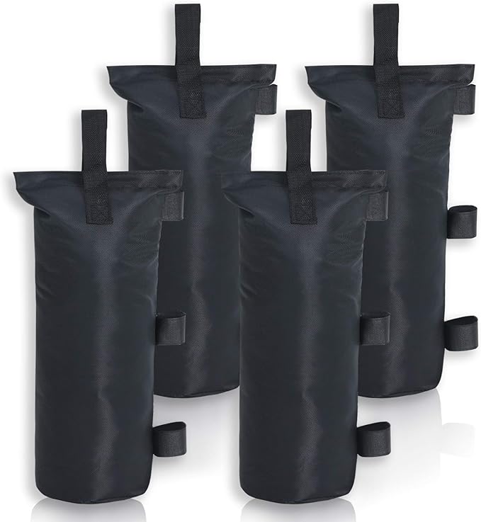 MASTERCANOPY Canopy Weight Sandbags, Without Sand(112 Pounds, Black)