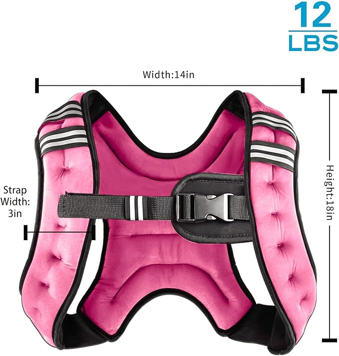 Henkelion Weighted Vest Weight Vest for Men Women Kids Weights Included, Body Weight Vests Adjustable for Running, Training Workout, Jogging, Walking