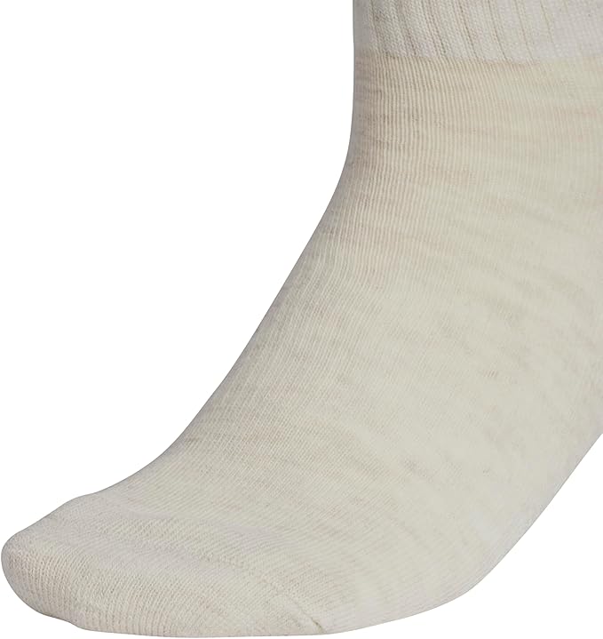 adidas Women's Athletic Cushioned Quarter Ankle Socks (6 Pairs) Durable & Comfortable