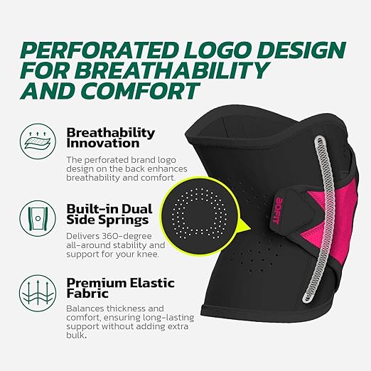 aoFIT Knee Brace for Men & Women, Adjustable Compression with Memory Stabilizers for ACL, MCL, Meniscus Tear, Arthritis Pain Relief - Breathable for Sports, Running, Injury Recovery 3XL