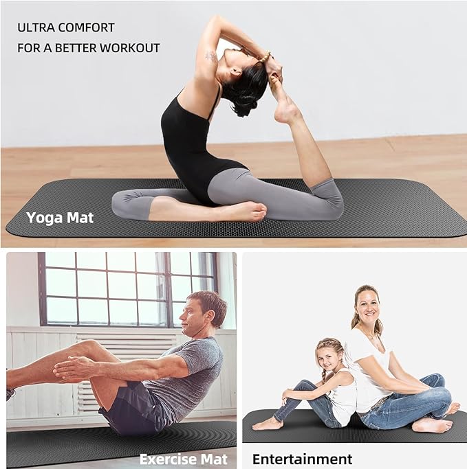 Treadmill Mat,Bike Mat,Stationary Bike Mat,Foldable Treadmill Mat for Hardwood Floors and Carpet.for Exercise Bike,Exercise Equipment Indoor Cycles,Rowing Elliptical (23.6" X 60")