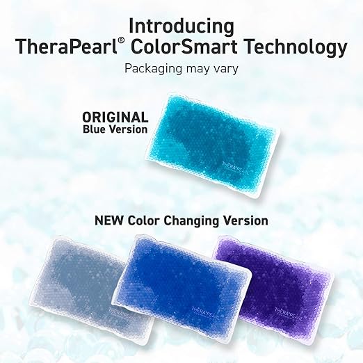 TheraPearl Reusable Hot Cold Pack, Sports Ice Size Pack with Gel Beads for Athletes, Flexible Hot & Cold Compress for Arthritis Pain Relief, Swelling, Sports Injuries, Cooling & Heating Pad