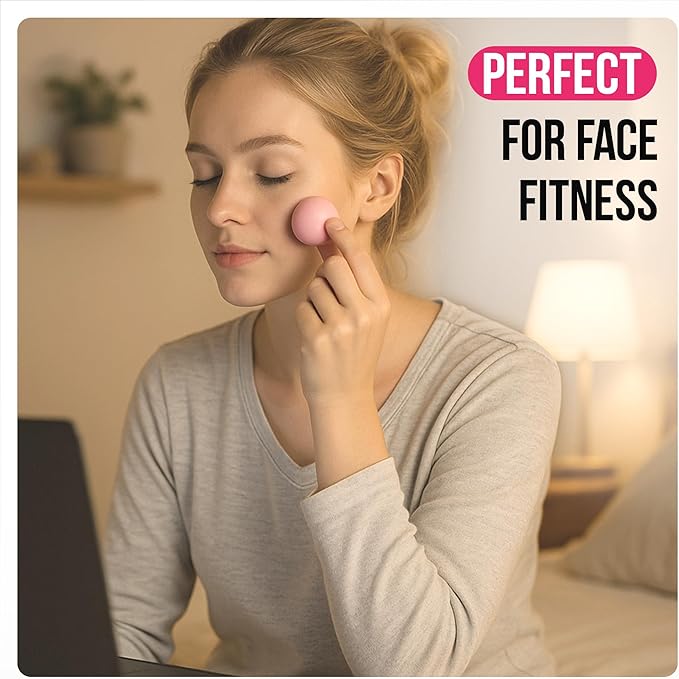 3 in 1 Massage Ball Set - Lacrosse Balls for Myofascial Release, Back Pain Relief, Face Fitness, Trigger Points, Yoga, Physical Therapy, Muscle Recovery and Soft Deep Tissue Massage (Gray)