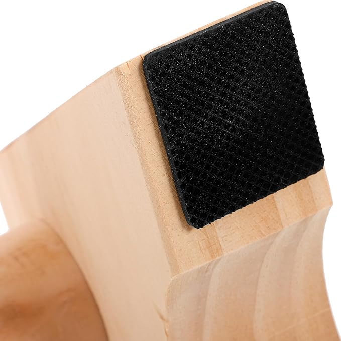 TOYANDONA Wooden Push up Bars Parallettes Push down Bar Set 30cm Beech Wood Anti-slip Handles Strength Training Equipment for Men Women Home Gym Calisthenics