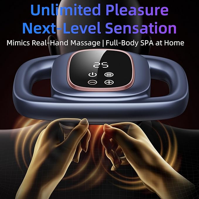 12-Head Massage Gun Set, 12 Head Massage Gun Deep Tissue with 30 Levels & 3 Modes, Electric Massager Tool for Full Body Muscle Pain Relief, Ideal Gifts for Women, Men, Mom, and Dad