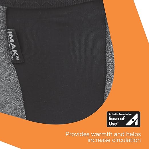 IMAK Brownmed Compression Arthritis Knee Sleeve - Knee Support Brace for Joint Pain, Circulation & Swelling Relief - X-Large