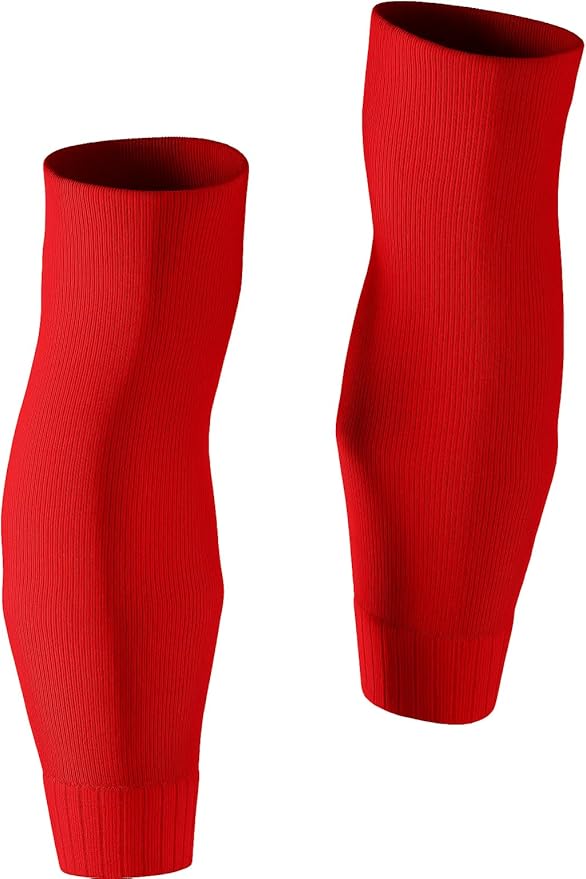 Tekkerz leg sleeve over 20 color variations compatible with grip socks for soccer, football, hockey, rugby athletic socks
