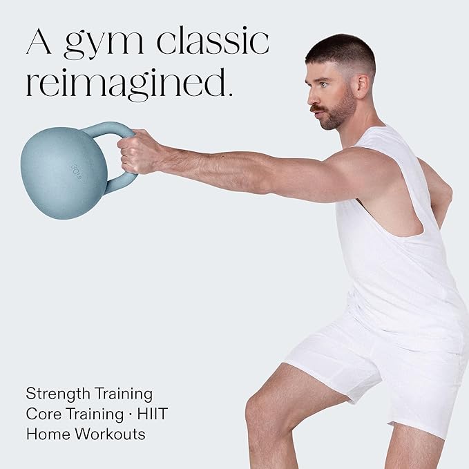 Bala Kettleball, Soft Kettlebell for Women - Kettlebells Strength & Core Training Equipment for Home Gym Workouts - Anti-Slip Grip Exercise Weights with Cushioned Impact-Resistant Base