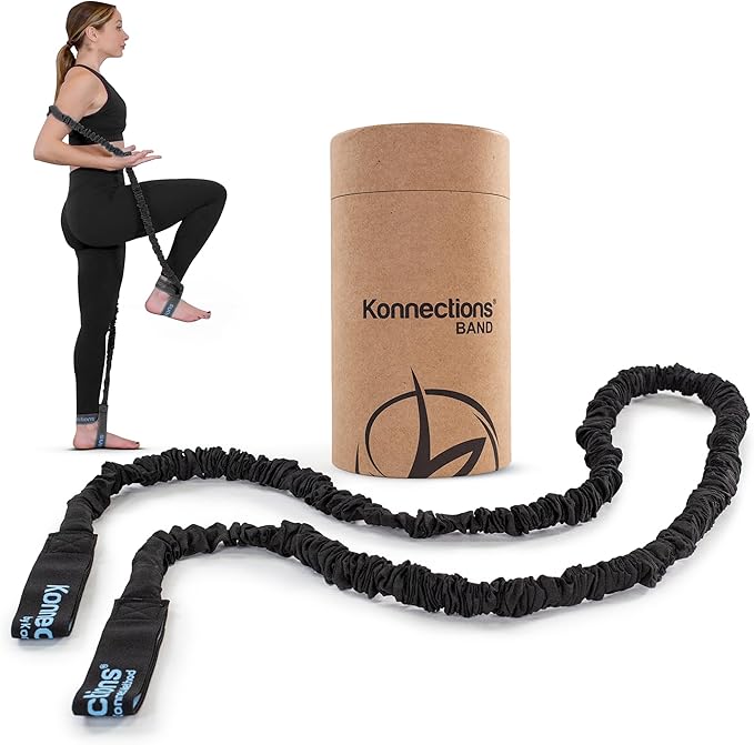 Konnections Fabric Covered Resistance Band Revolutionary Pilates Enhancement Tool for Strength, Flexibility and Precision