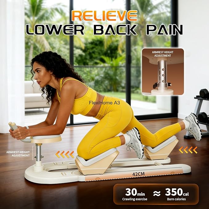 Spine Twist and Stretch Trainer - As Seen on TikTok Adjustable Back Stretcher | Detachable Equipment for Back Pain Relief, Spine Decompression & Core Activation, US Local Ship