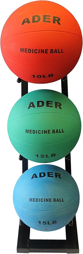 Ader Medicine Ball Set w/Rack