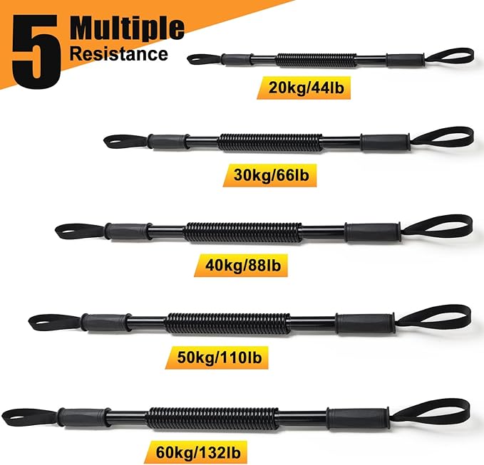 Power Twister Flex Bar - Black Upper Body Weight Machine