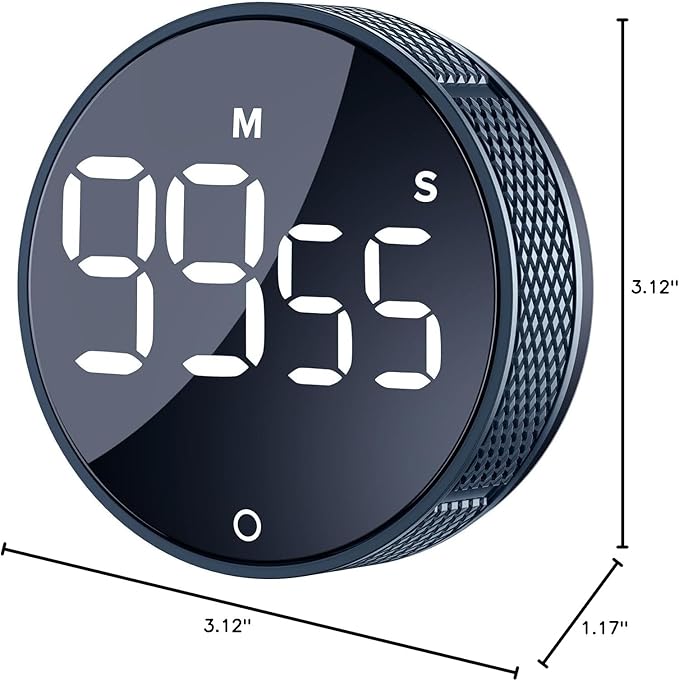 AVINIA Digital Kitchen Timers, Visual timers Large LED Display Magnetic Countdown Countup Timer for Classroom Cooking Fitness Baking Studying Teaching, Easy for Kids and Seniors