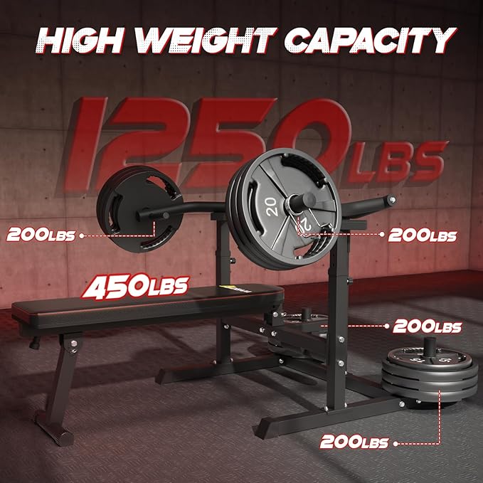 Chest Press Machine, 2"*2" Chest Workout Equipment with Independent Converging Arms Adjustable Incline Bench for Chest & Arms, AB Workouts, Shoulder