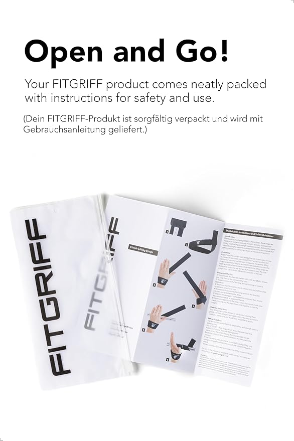 Fitgriff® Lifting Wrist Straps for Weightlifting, Gym, Deadlift, Workout (Made of Premium Cotton & Padded) - Men & Women