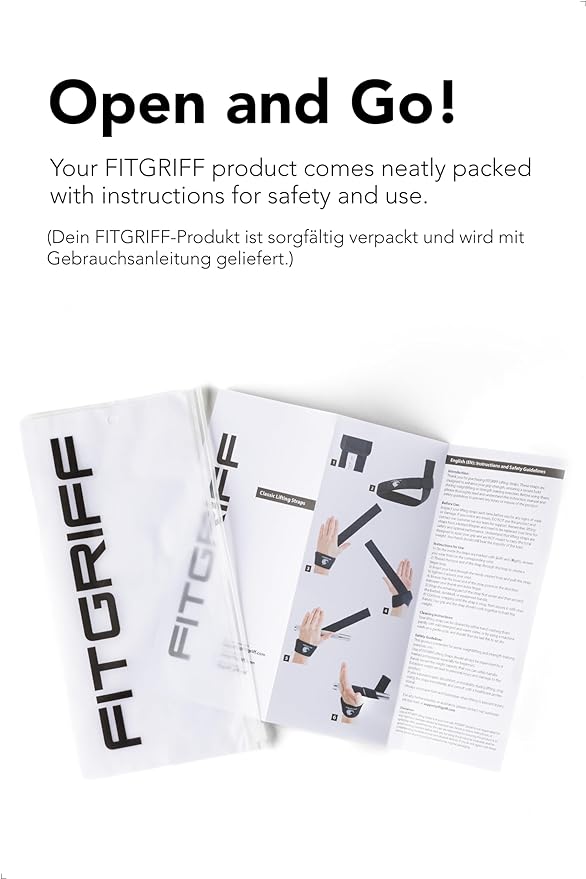 Fitgriff® Lifting Wrist Straps for Weightlifting, Gym, Deadlift, Workout (Made of Premium Cotton & Padded) - Men & Women