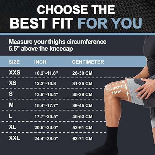 GOOGAH Knee Compression braces 2-Pack - Pain Relief Support for Arthritis, ACL & Meniscus Tears | Breathable Nylon Knee Sleeves for Men & Women | Sizes XXS-2XL