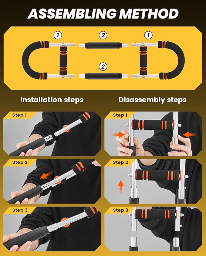 2026 New Saker PowerTwist Arm Trainer, Adjustable Forearm Strengthener, Arm Exercise and Chest Workout Equipment for Home Gym, for Men, Ideas for Fitness Enthusiasts