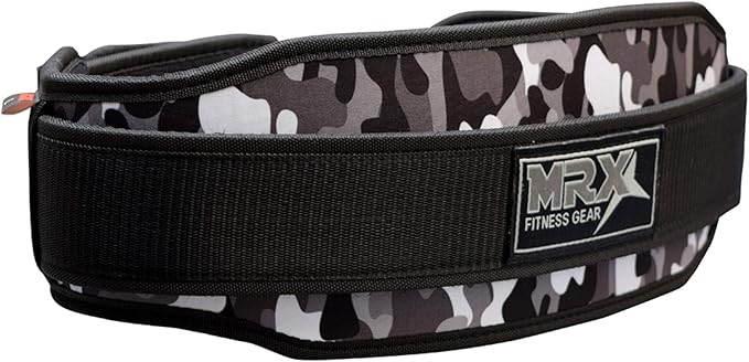 MRX Weight Lifting Belt with Double Back Support Gym Training 5" Wide Belts 11 Colors