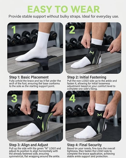 2-Pack Ankle Brace Pro Lace up Anklepro Support Women Men Bidirectional Motion Softball Ankles Sports Sock with Straps Lightweight Basketball Elastic Ankle Stabilizer for Sprained Injured Foot (Green)