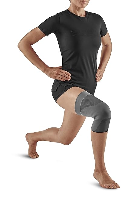 CEP Mid Support Knee Sleeve, Grey, Unisex, L
