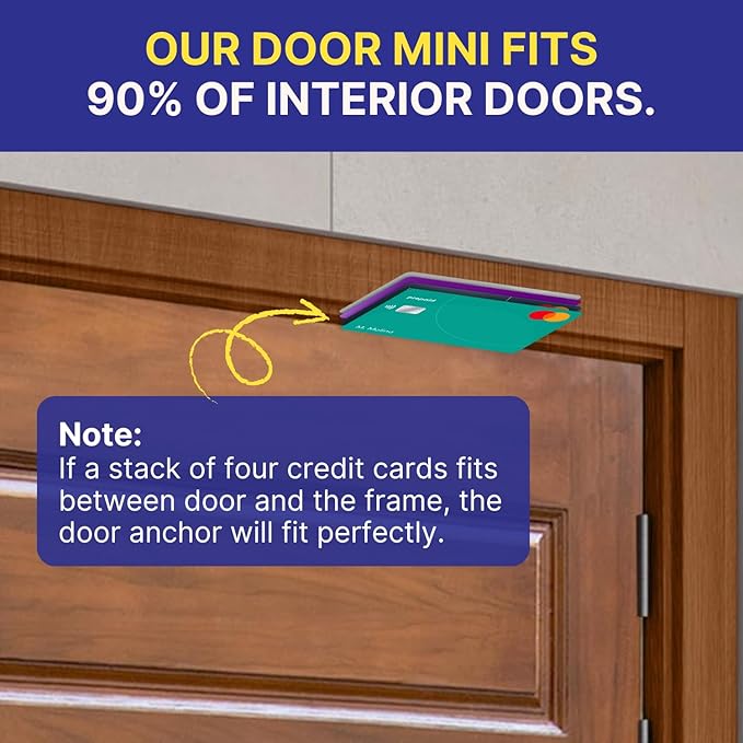 Anchor Gym Door Anchor for Exercise Bands - Resistance Door Anchor for Body Weight Straps, Resistance Band Door Anchor for Strength Training, Yoga, Home Gym, Physical Therapy