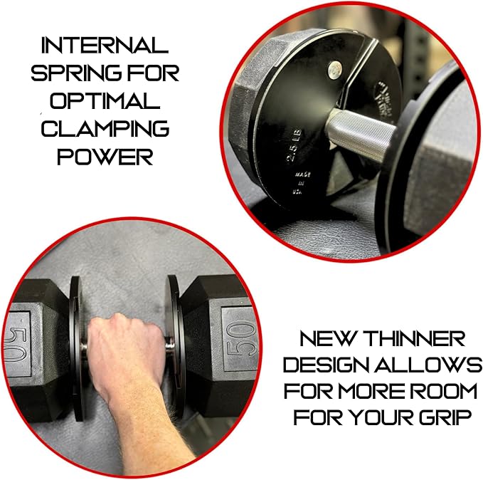 Micro Gainz Dumbbell Fractional 2.5 lb Weight Plate, Ideal for Micro Loading, (Choose Color) 2 Piece Fractional Weight Plates, Designed for Dumbbell Training, Made In USA