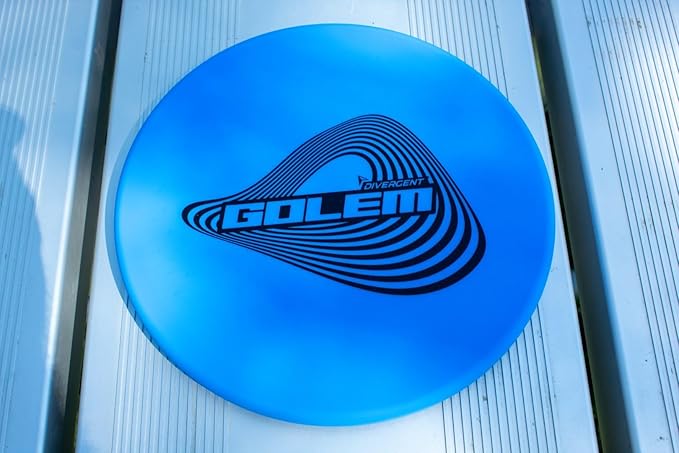 Divergent Discs Golem | Overstable Approach Disc | Flexible Putt & Approach Disc Golf Disc (Blue)
